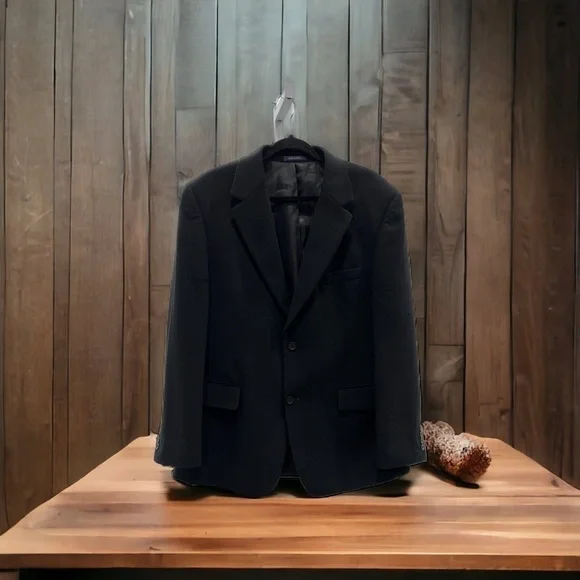 Club Room Macy’s Men’s Black Sports Coat Ultraluxe size 42R Black